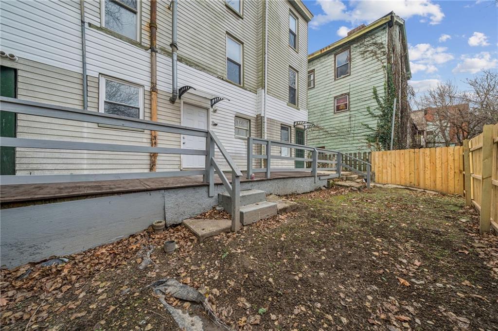 3226-3228 Richardson Avenue Pittsburgh, PA 15212 - Photo 26 of 30 Flat , small rear yard with brand new fence.