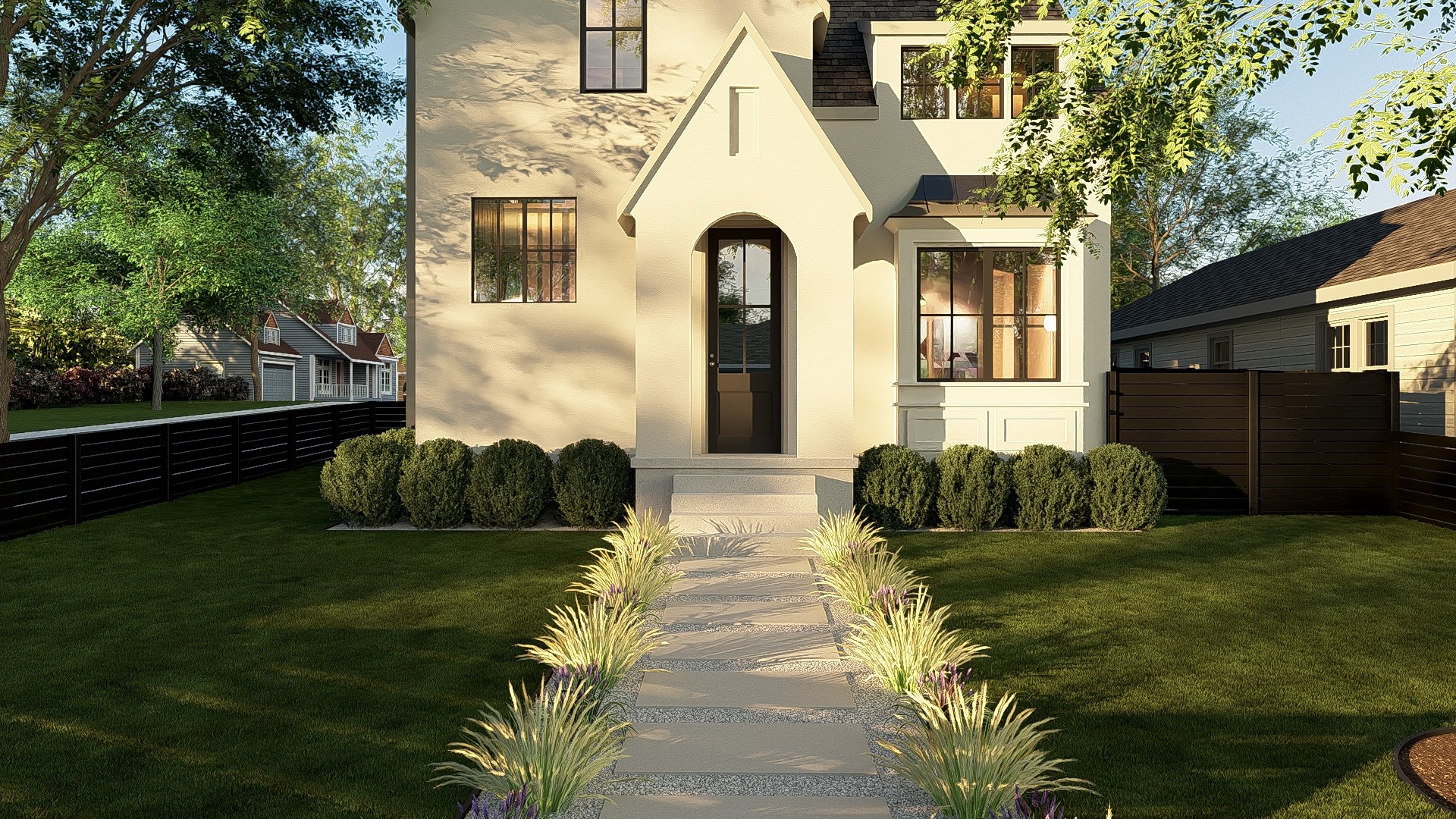 1711 Singleton Avenue Austin, TX 78702 - Photo 2 of 20 a front view of a house with garden