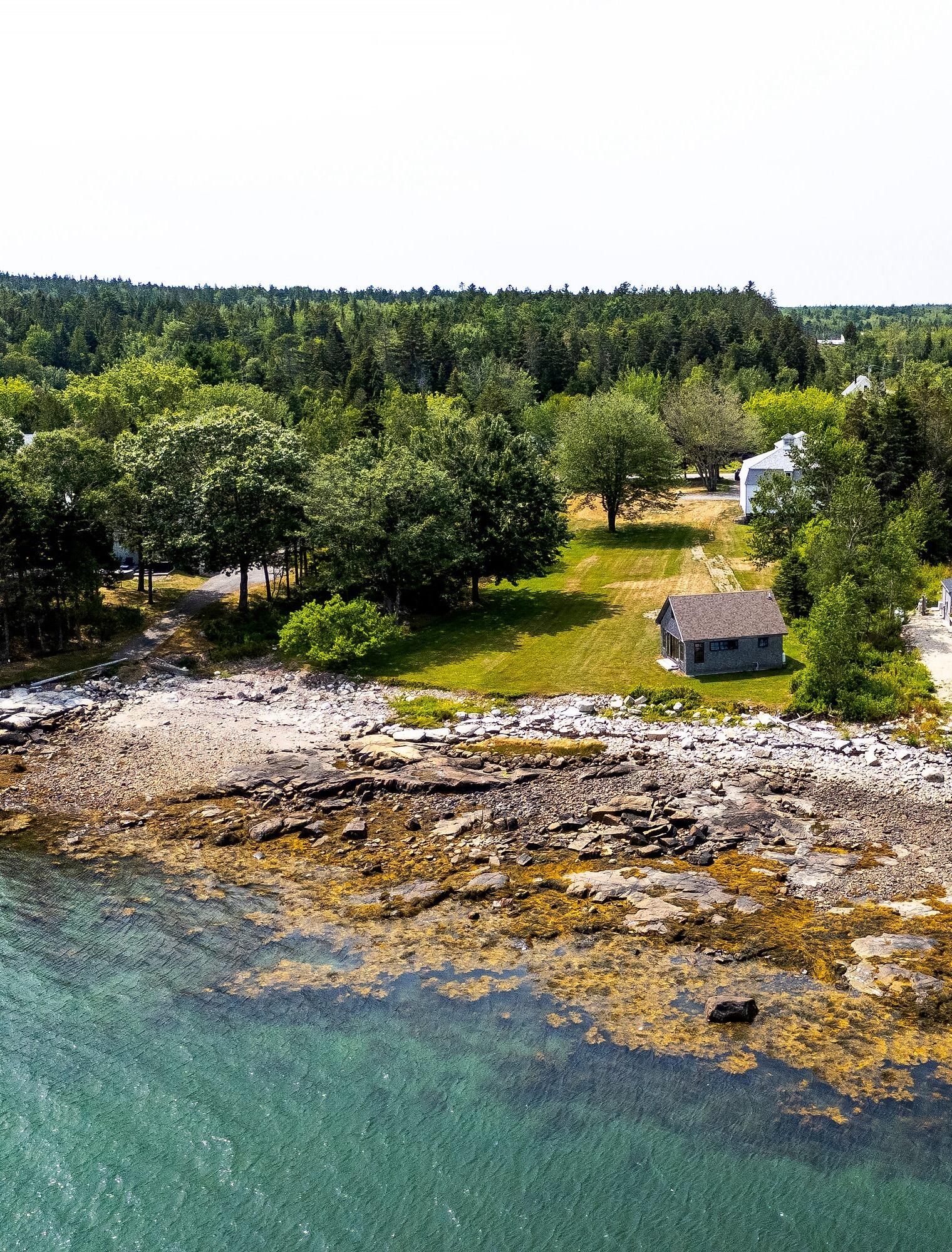 80 Main Street Prospect Harbor, ME 04669 - Photo 10 of 56 Aerial from Ocean