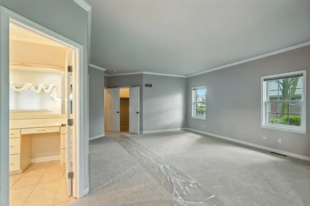 a view of a livingroom with a window