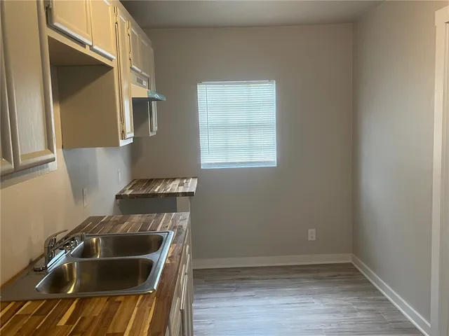 a view of wooden fence