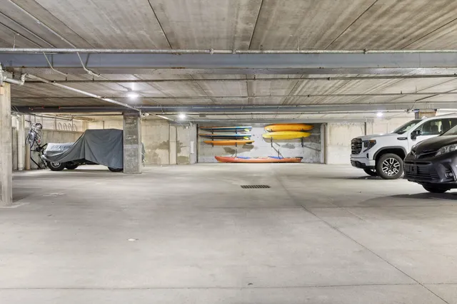 a view of a lake with a mountain