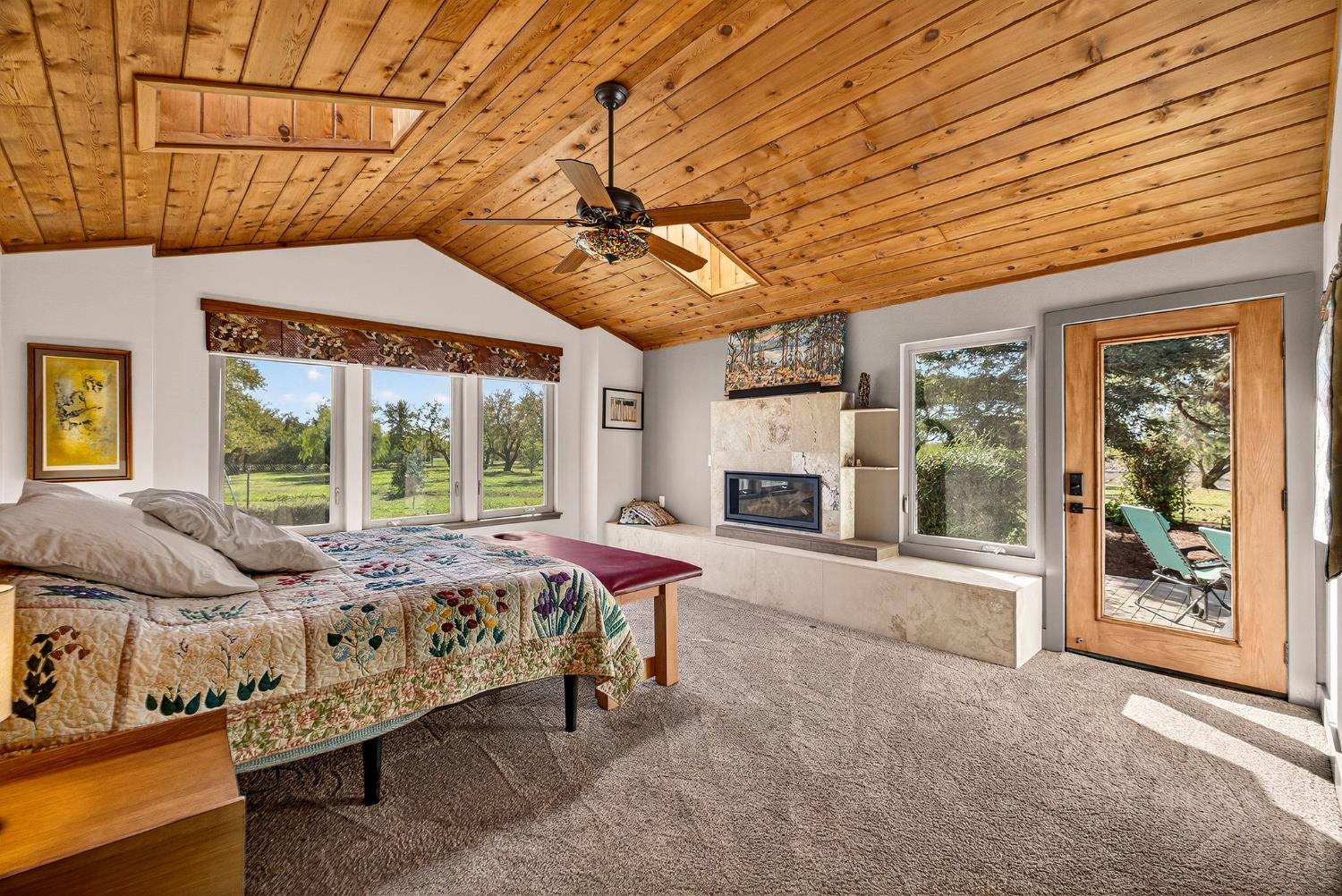 8617 South Butte Road Sutter, CA 95982 - Photo 26 of 64 a bedroom with furniture and large windows