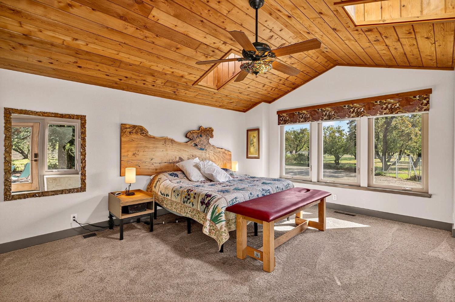 8617 South Butte Road Sutter, CA 95982 - Photo 27 of 64 a bedroom with furniture and a large window