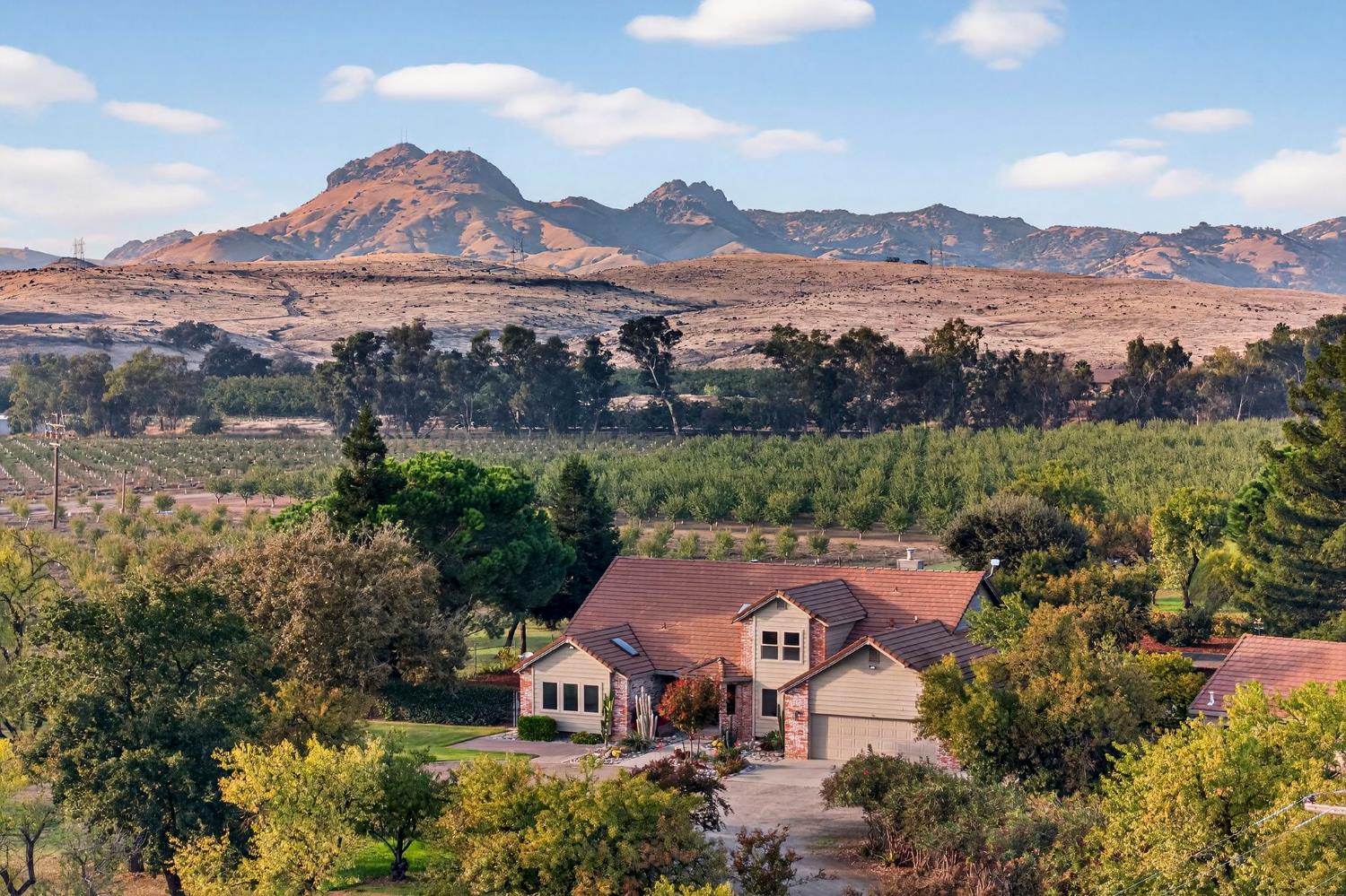 8617 South Butte Road Sutter, CA 95982 - Photo 52 of 64 an aerial view of a house with a mountain in the background