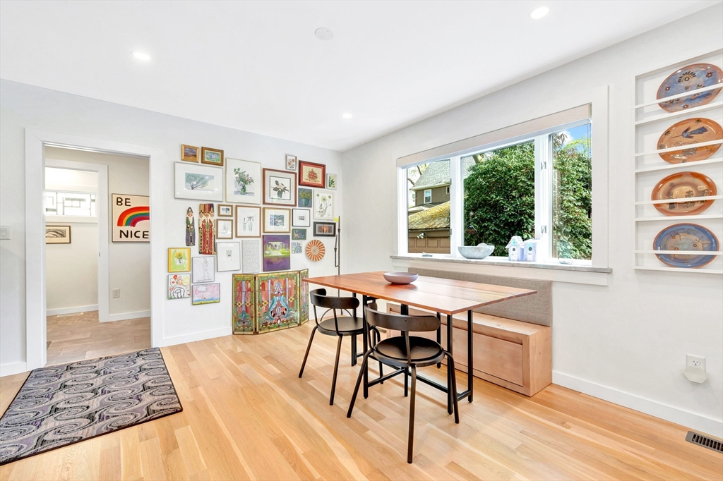 40 Holland Road Melrose, MA 02176 - Photo 11 of 42 a view of a dining room with furniture and a window