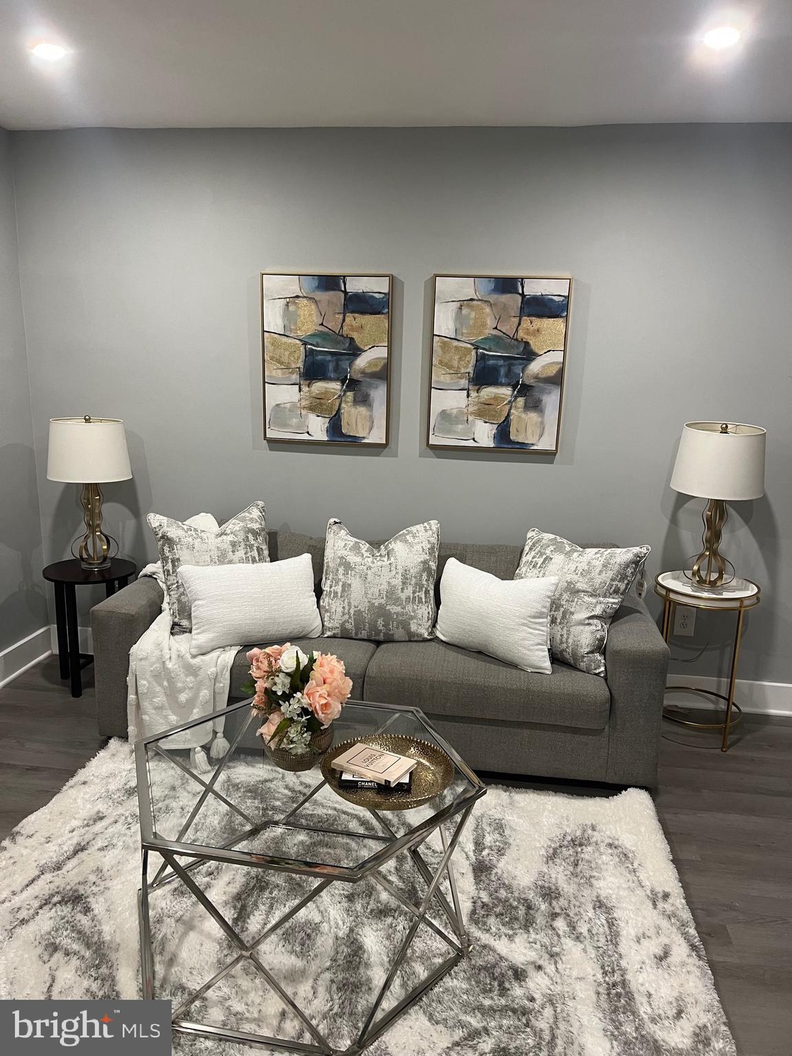 517 7th Street Northeast, Unit 2 Washington, DC 20002 - Photo 13 of 17 a living room with furniture and a lamp