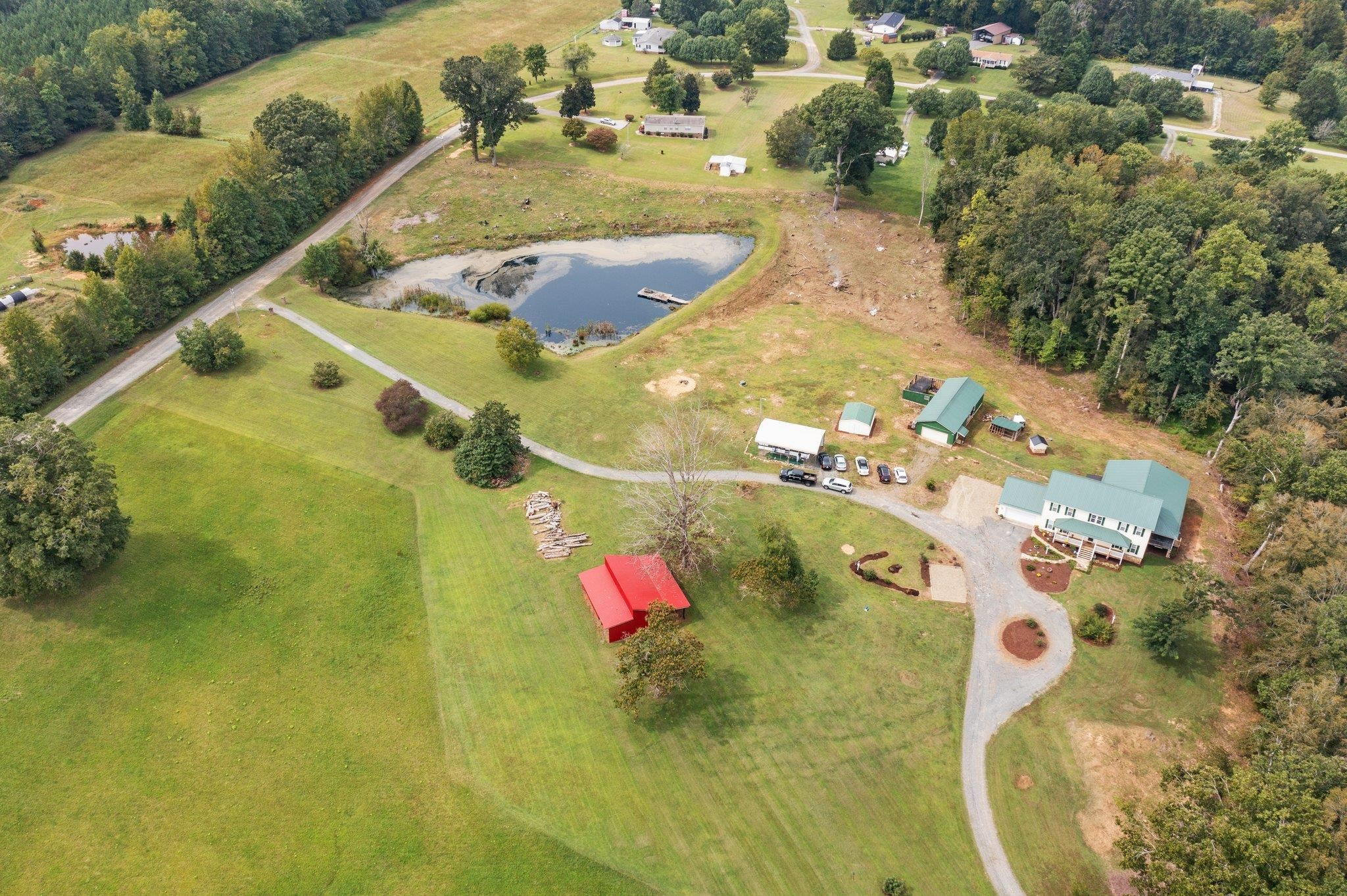 5685 Hobgood Road Rougemont, NC 27572 - Photo 59 of 61 Aerial View shows all 15 Acres