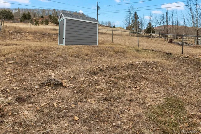 a backyard of a house