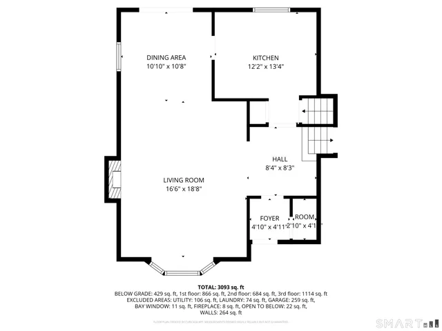 a picture of a bench in front of a