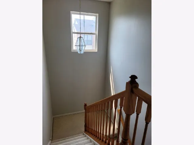 a view of hallway with window