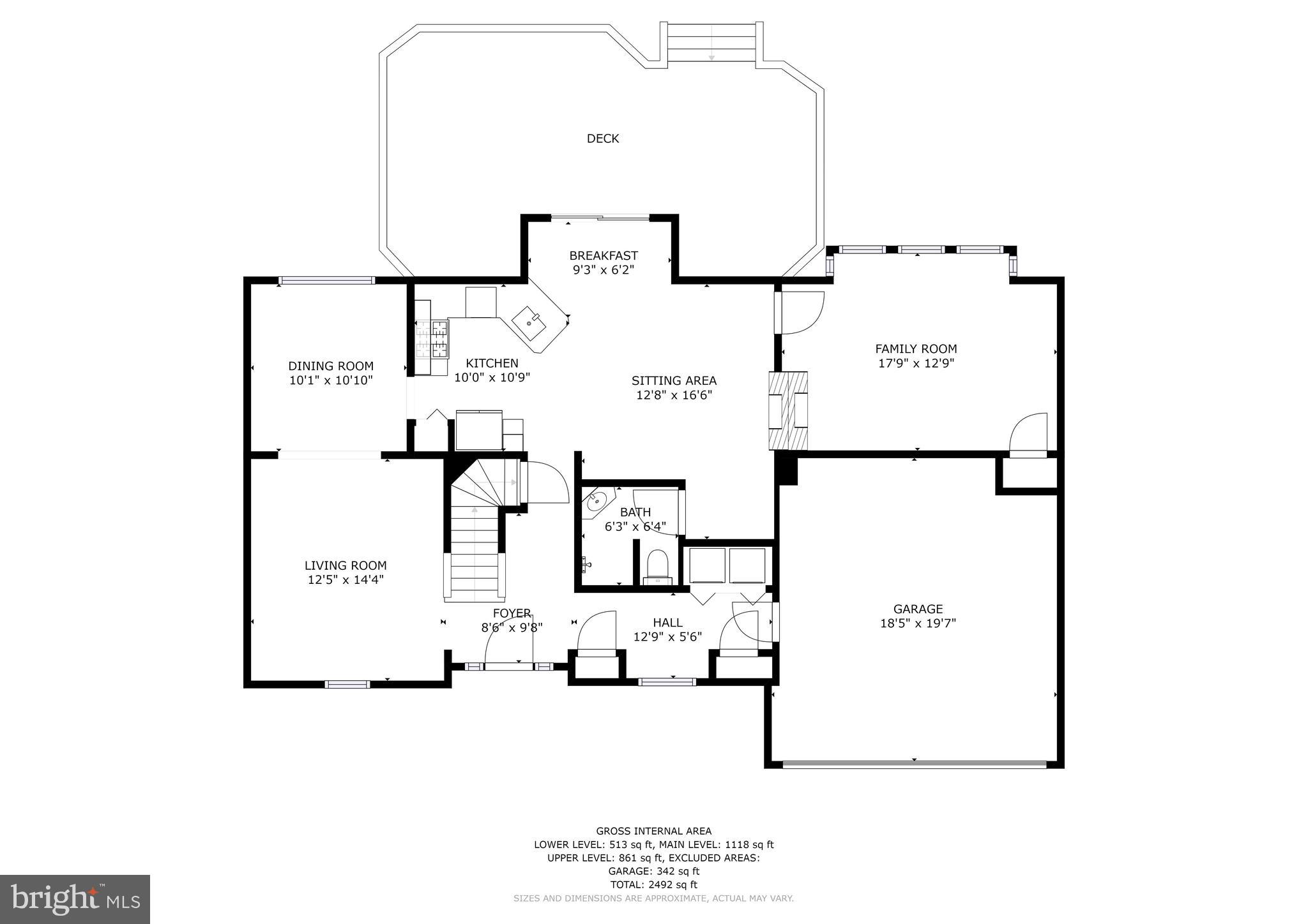 43 Kleis Road Severna Park, MD 21146 - Photo 36 of 39 Main Level Floor Plan