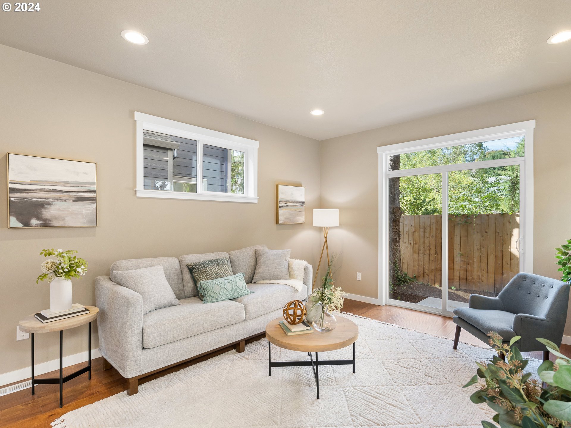 4435 Southeast Umatilla Street Portland, OR 97206 - Photo 5 of 48 a living room with furniture and a large window