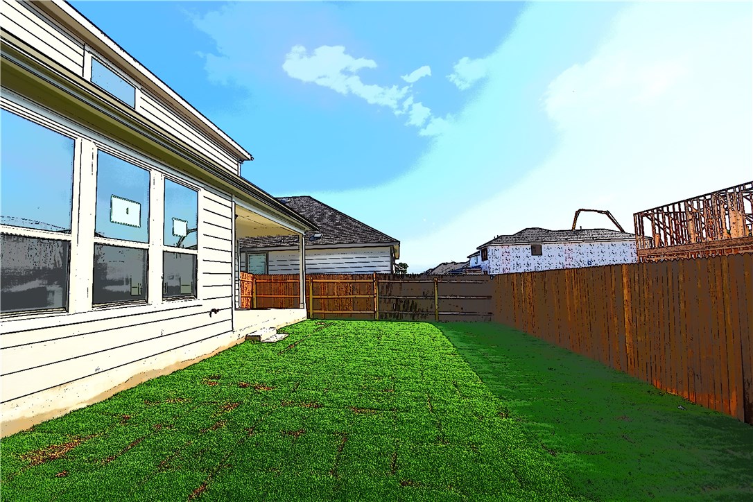 15911 Cessida Street Austin, TX 78728 - Photo 21 of 22 Nice level rear yard with sprinkler.