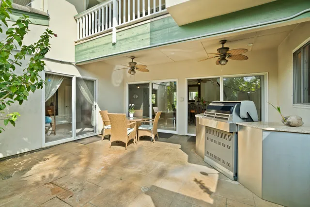 a view of a dinning room with a porch