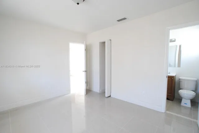 a view of an empty room