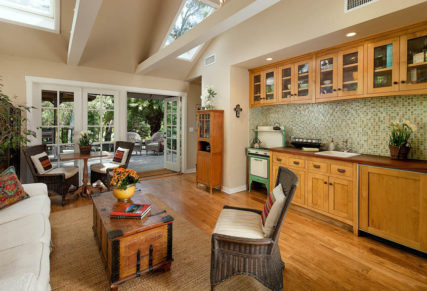 680 Ashley Road Montecito, CA 93108 - Photo 14 of 18 a living room with furniture a window and wooden floors