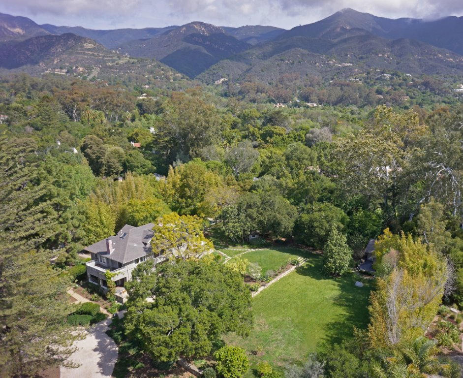 680 Ashley Road Montecito, CA 93108 - Photo 18 of 18 a view of a lush green hillside and houses