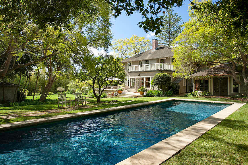 680 Ashley Road Montecito, CA 93108 - Photo 4 of 18 a view of a house with swimming pool