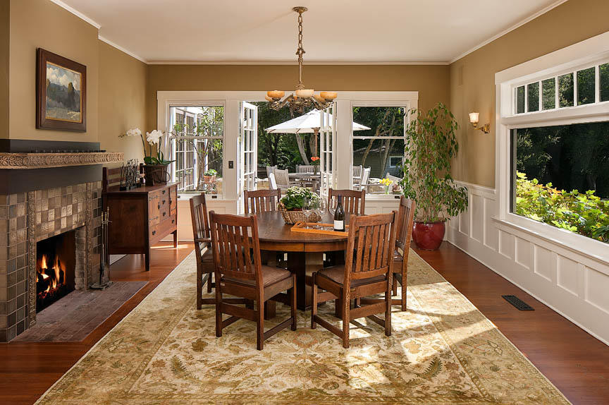 680 Ashley Road Montecito, CA 93108 - Photo 5 of 18 a view of a dining room with furniture window and wooden floor