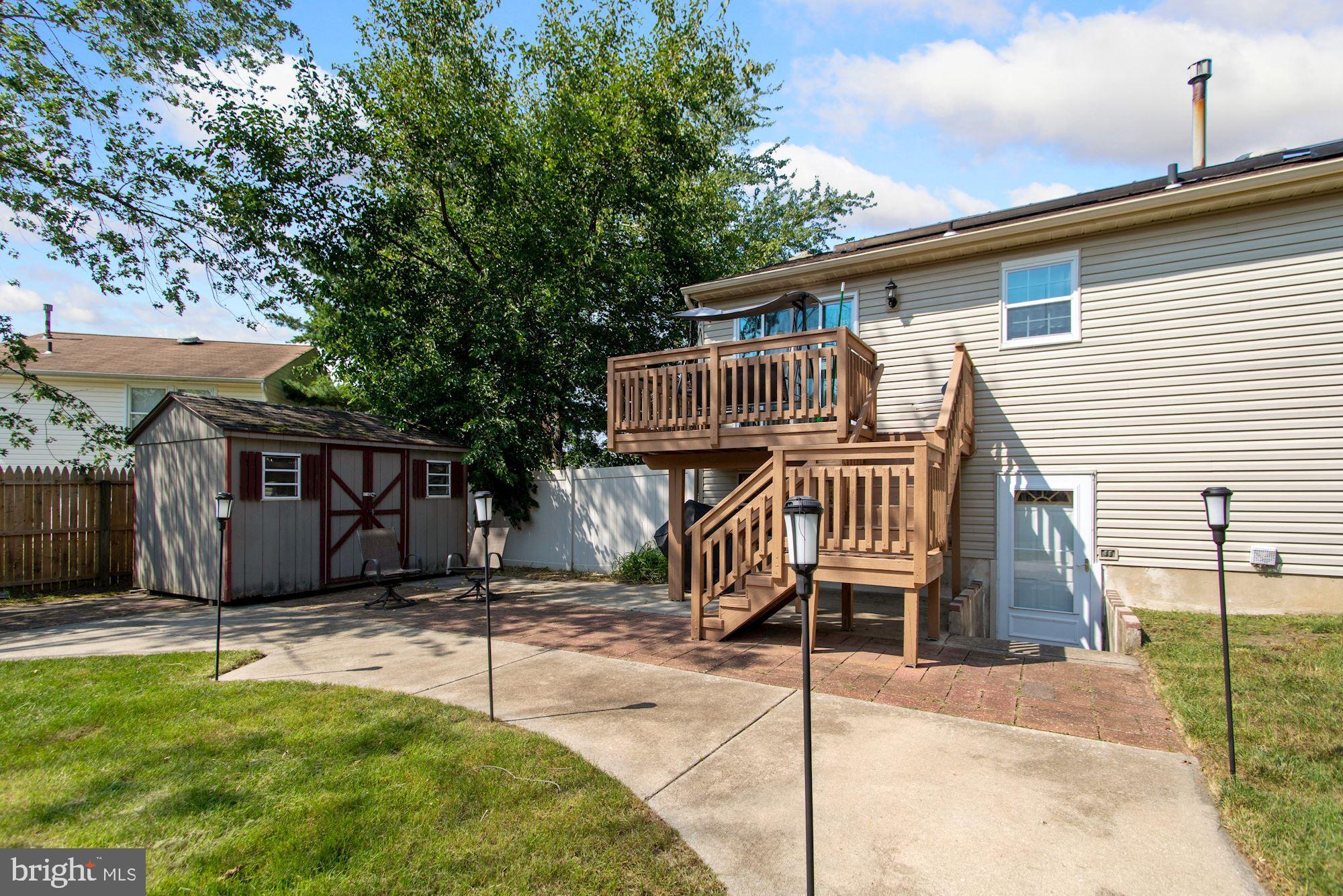 6 Decatur Lane Sicklerville, NJ 08081 - Photo 18 of 23 Back yard with deck and family room access