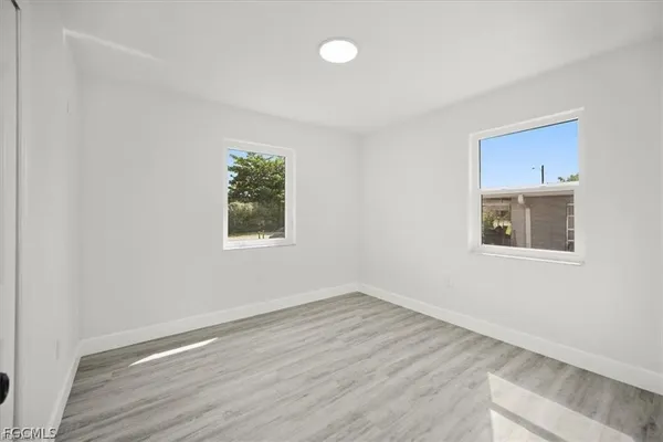 wooden floor in an empty room