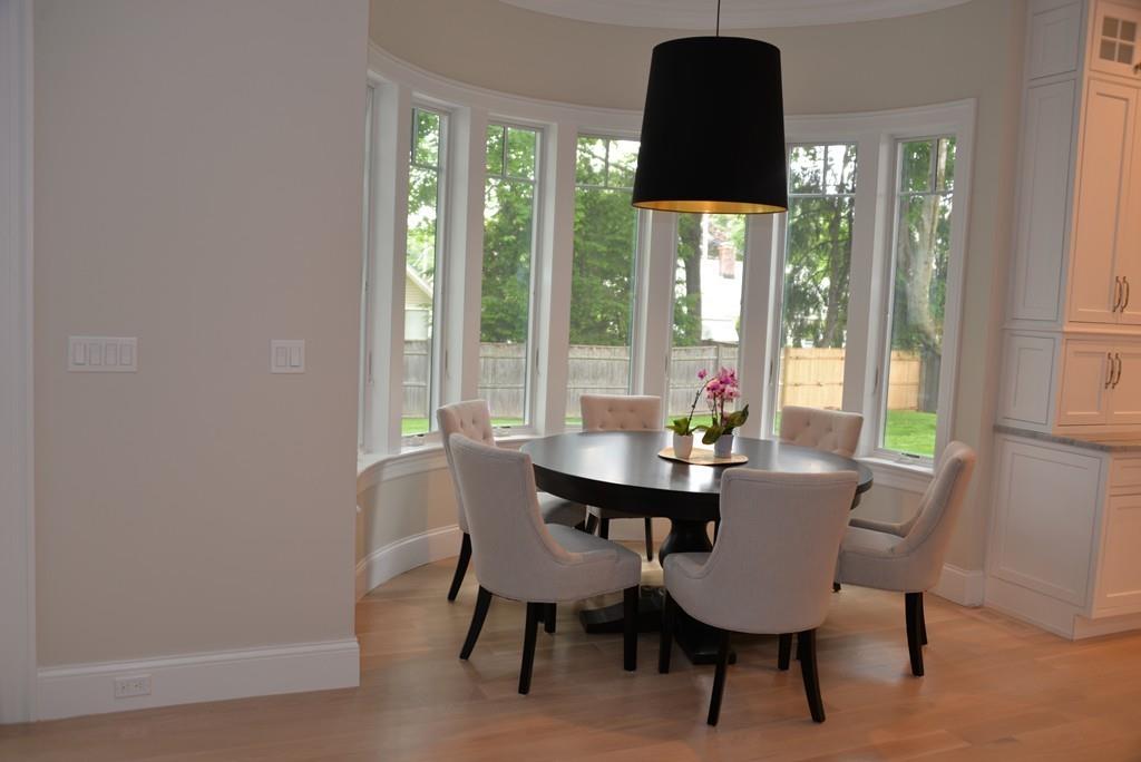 27 Littlefield Road Newton, MA 02459 - Photo 8 of 16 a view of a dining room with furniture and window