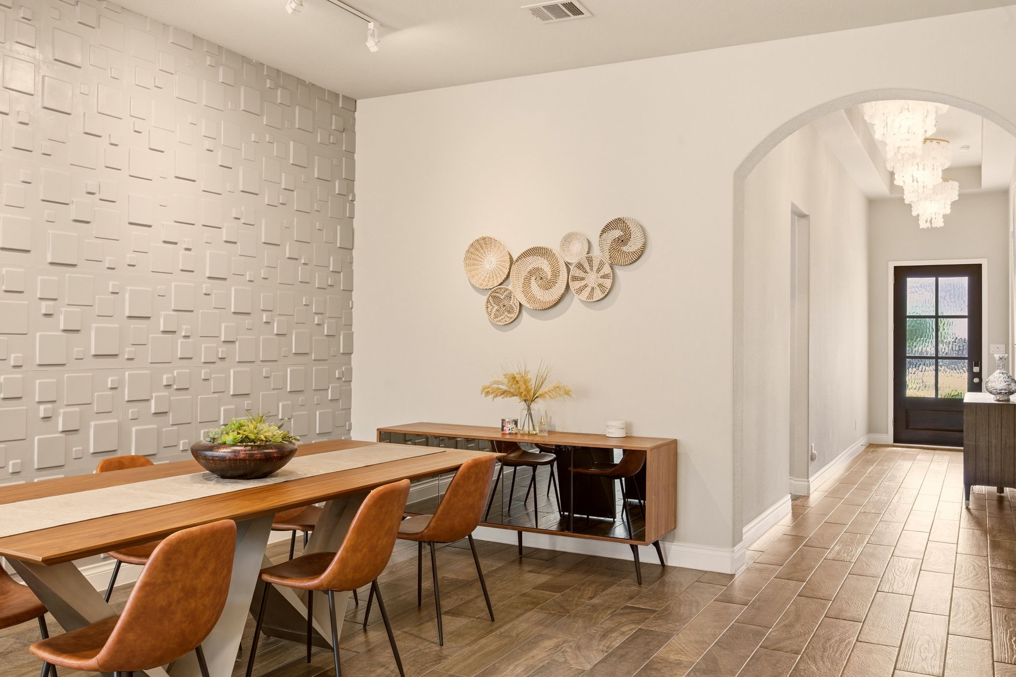 4359 Croft Creek Drive Spring, TX 77386 - Photo 11 of 46 a dining room with furniture and wooden floor