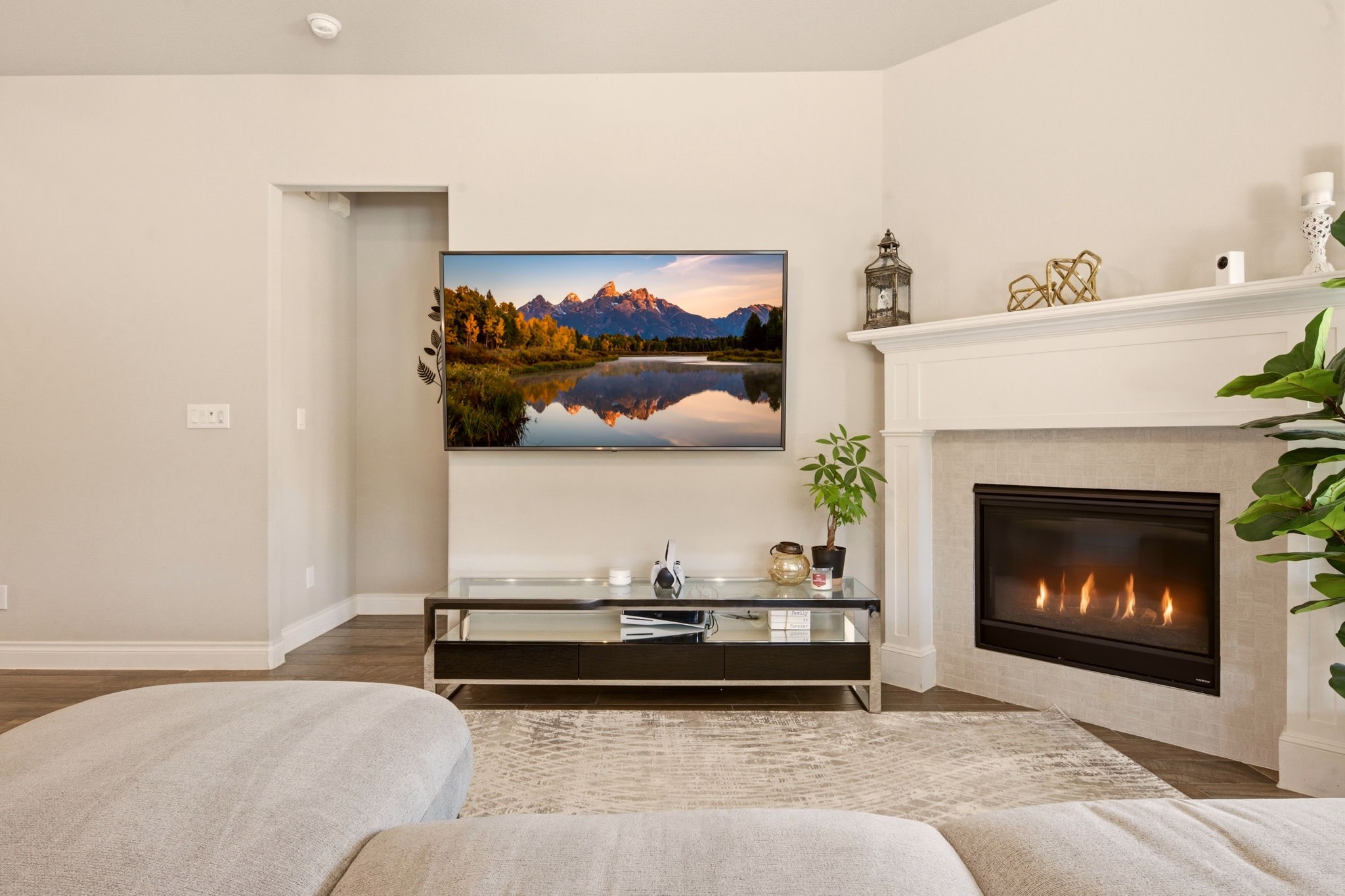 4359 Croft Creek Drive Spring, TX 77386 - Photo 13 of 46 a living room with furniture and a fireplace