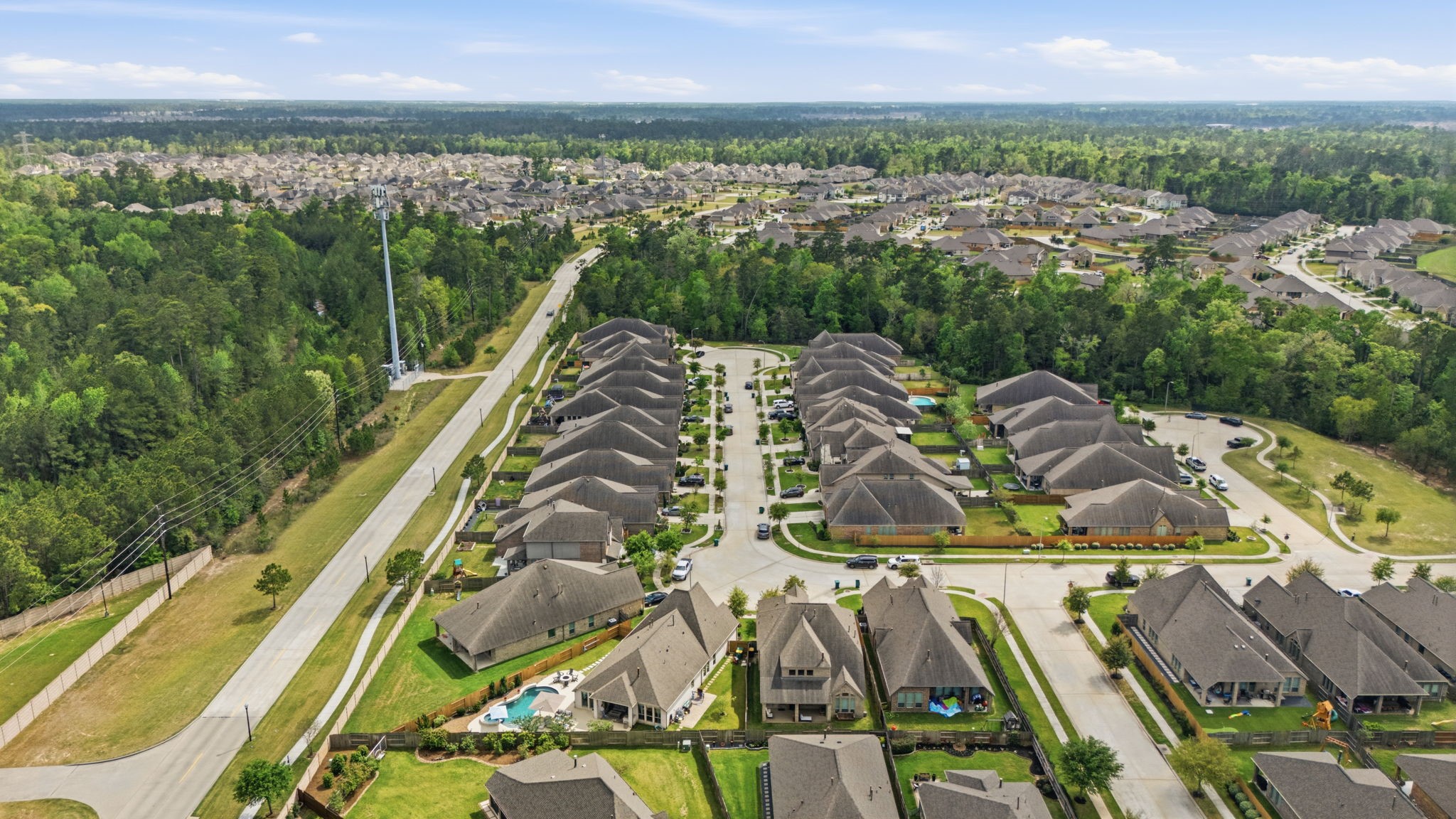 4359 Croft Creek Drive Spring, TX 77386 - Photo 43 of 46 a view of a city with an outdoor space