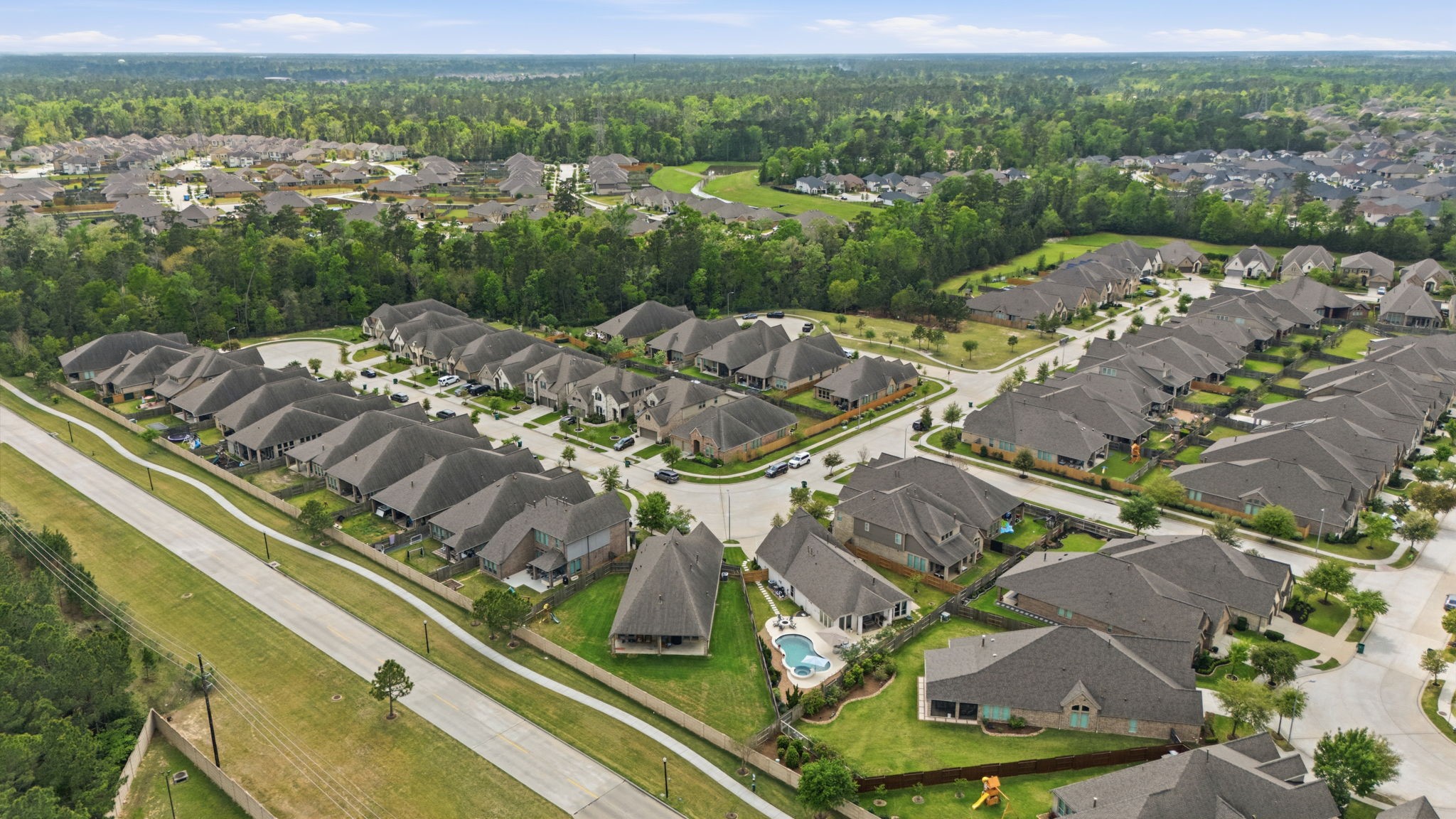 4359 Croft Creek Drive Spring, TX 77386 - Photo 45 of 46 a view of a city