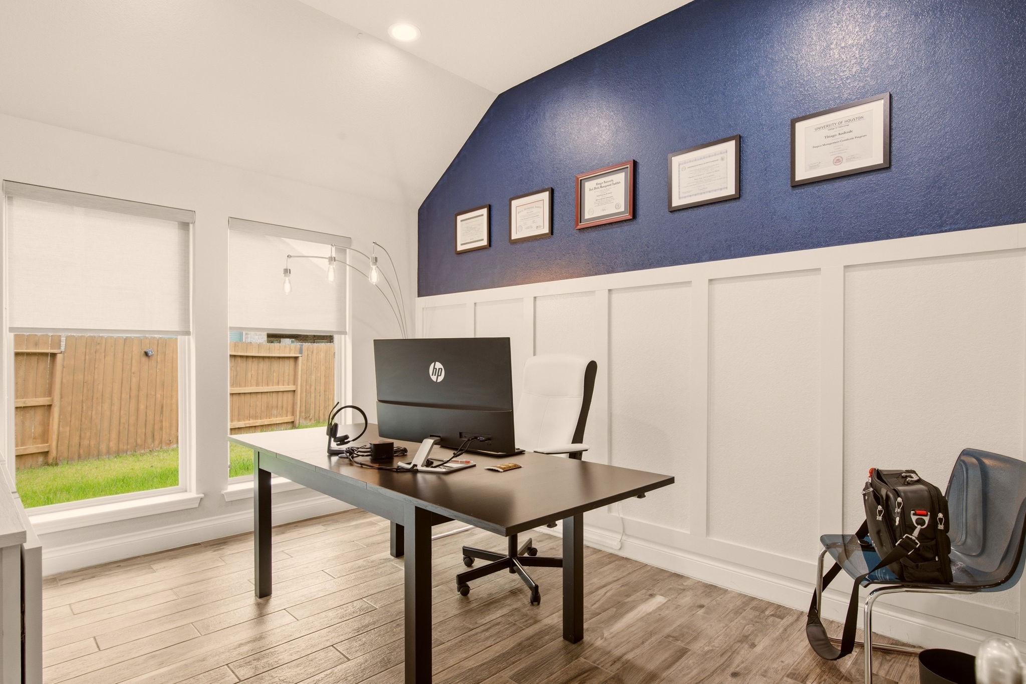 4359 Croft Creek Drive Spring, TX 77386 - Photo 7 of 46 a view of a workspace with furniture and a window