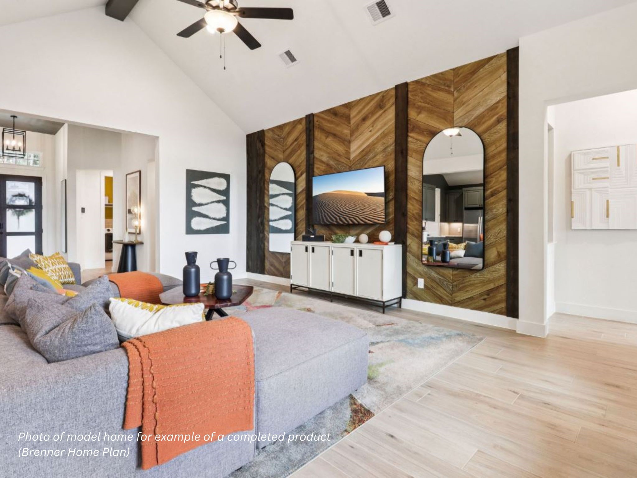16851 Deep Wingbeat Way Magnolia, TX 77354 - Photo 4 of 10 a living room with furniture and a flat screen tv