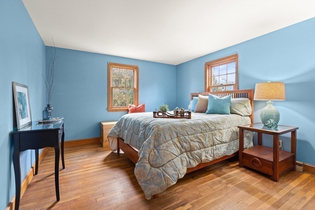 17 Sturges Road Reading, MA 01867 - Photo 23 of 29 a bedroom with a bed windows and a table