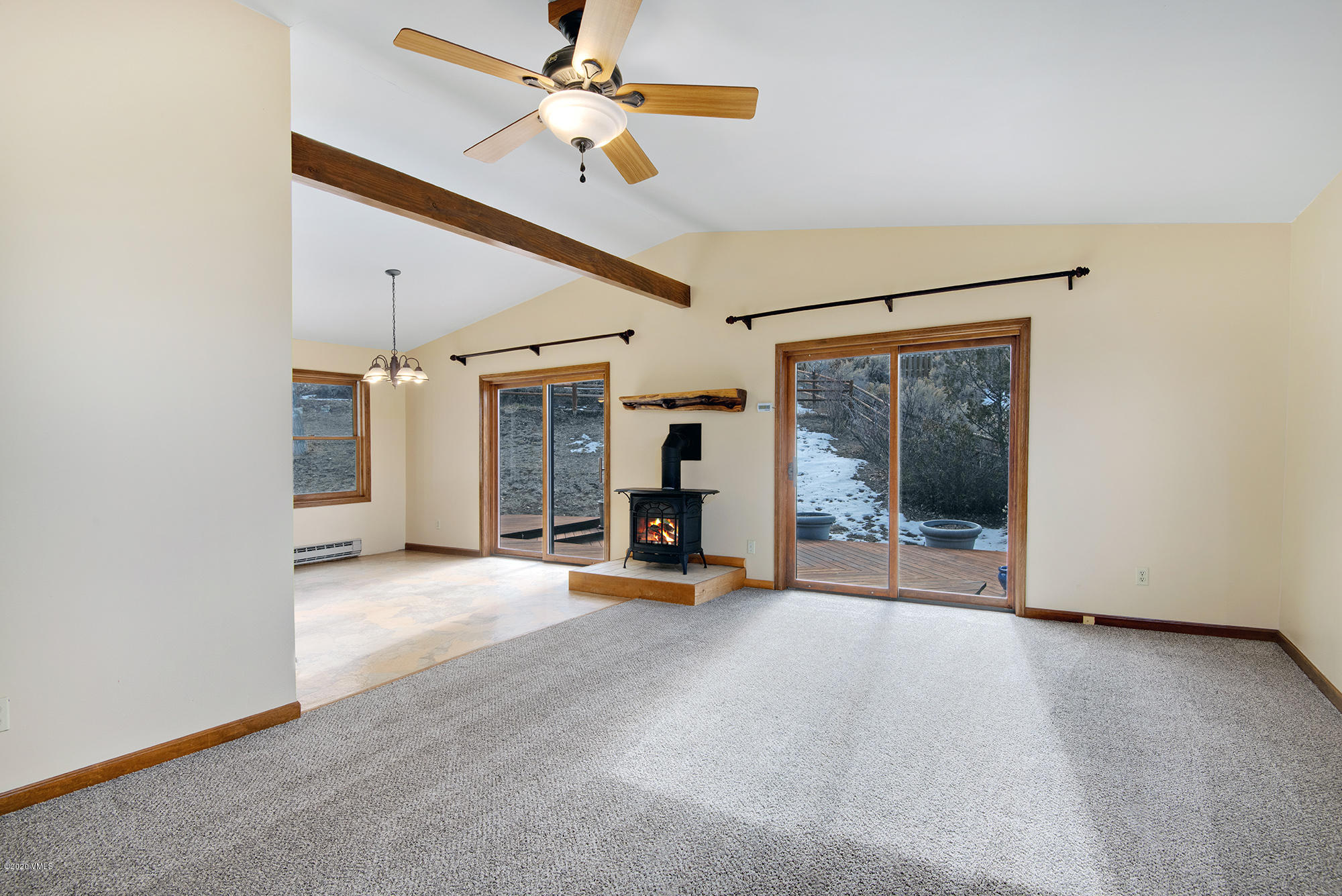 468 Whiting Road Eagle, CO 81631 - Photo 6 of 43 Living Room to back deck