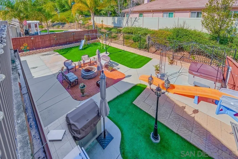 32758 Stonefield Lane Temecula, CA 92592 - Photo 19 of 30 an aerial view of a house with garden space and street view