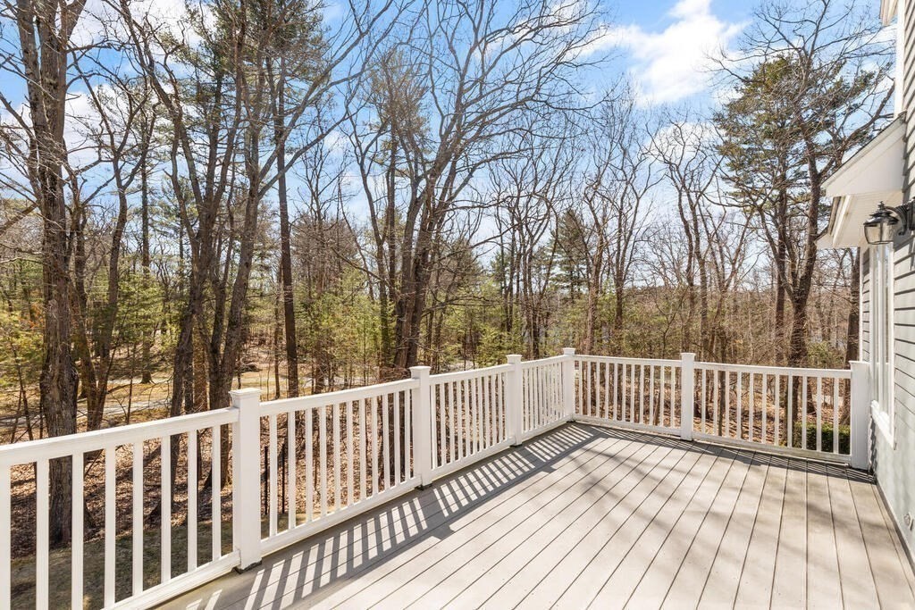 18 Appleton Lane Boxford, MA 01921 - Photo 37 of 42 a view of a wooden roof deck