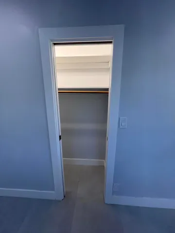 a close view of closet