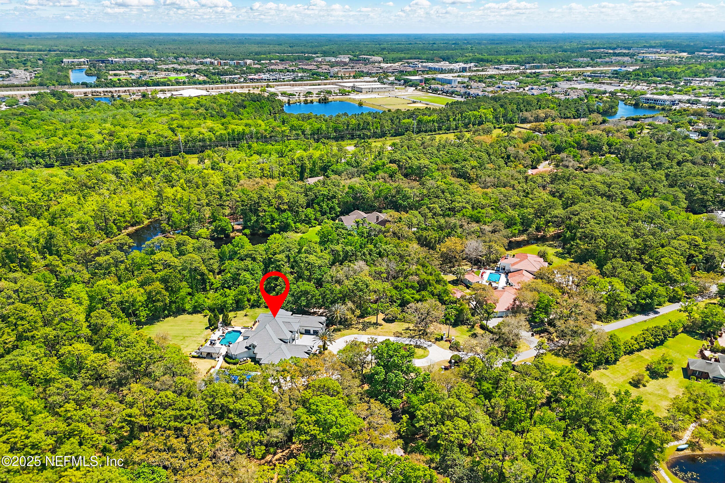 8007 Acorn Ridge Road Jacksonville, FL 32256 - Photo 4 of 76 the real estateographers_075_drone pin