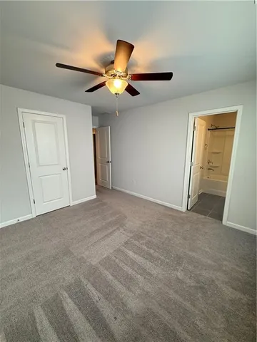 a view of a swimming pool and an outdoor space