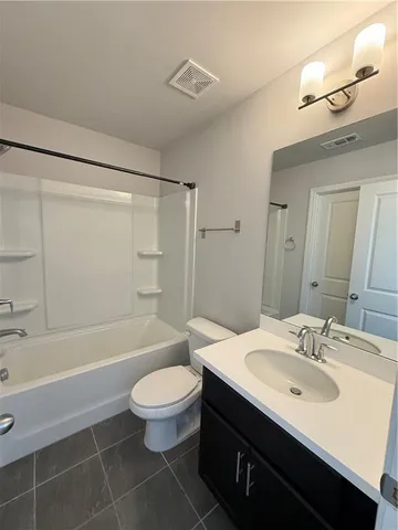 a view of a garden and lake