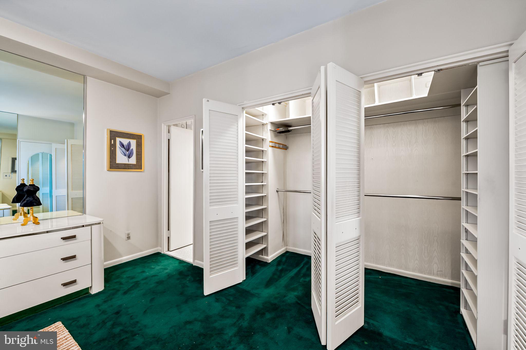 11 Slade Avenue, Unit 604 Baltimore, MD 21208 - Photo 24 of 36 a view of walk in closet with empty racks