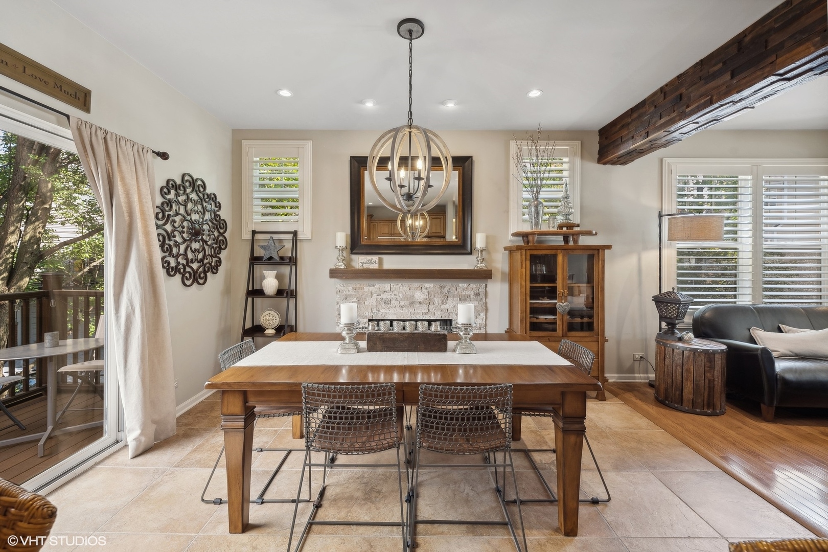 3834 North Milwaukee Avenue, Unit 11 Chicago, IL 60641 - Photo 15 of 46 a view of a dining room with furniture window and outside view