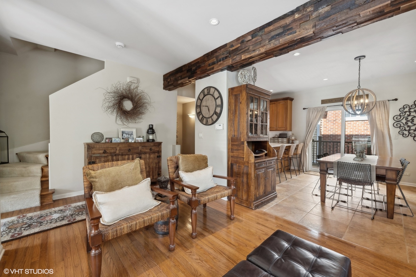 3834 North Milwaukee Avenue, Unit 11 Chicago, IL 60641 - Photo 29 of 46 a living room with furniture and wooden floor
