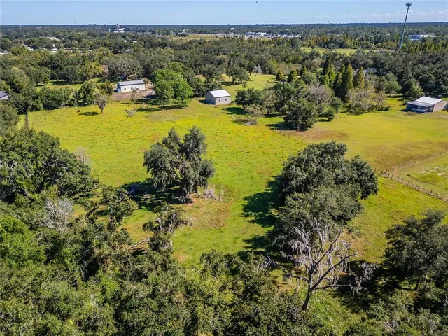 a view of an ocean with boats and trees all around