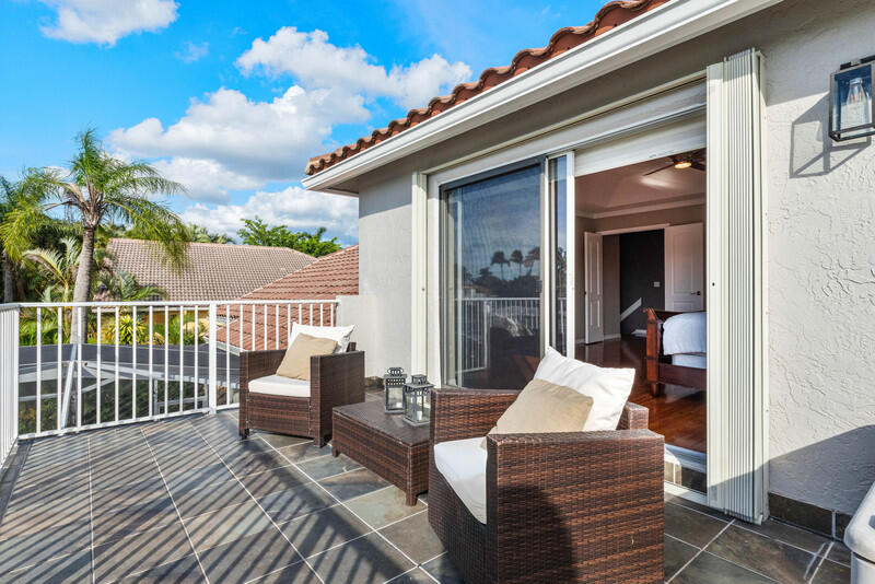 10672 St Thomas Drive Boca Raton, FL 33498 - Photo 21 of 45 Patio Deck off Primary Bedroom