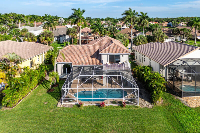 10672 St Thomas Drive Boca Raton, FL 33498 - Photo 36 of 45 Aerial View of Backyard