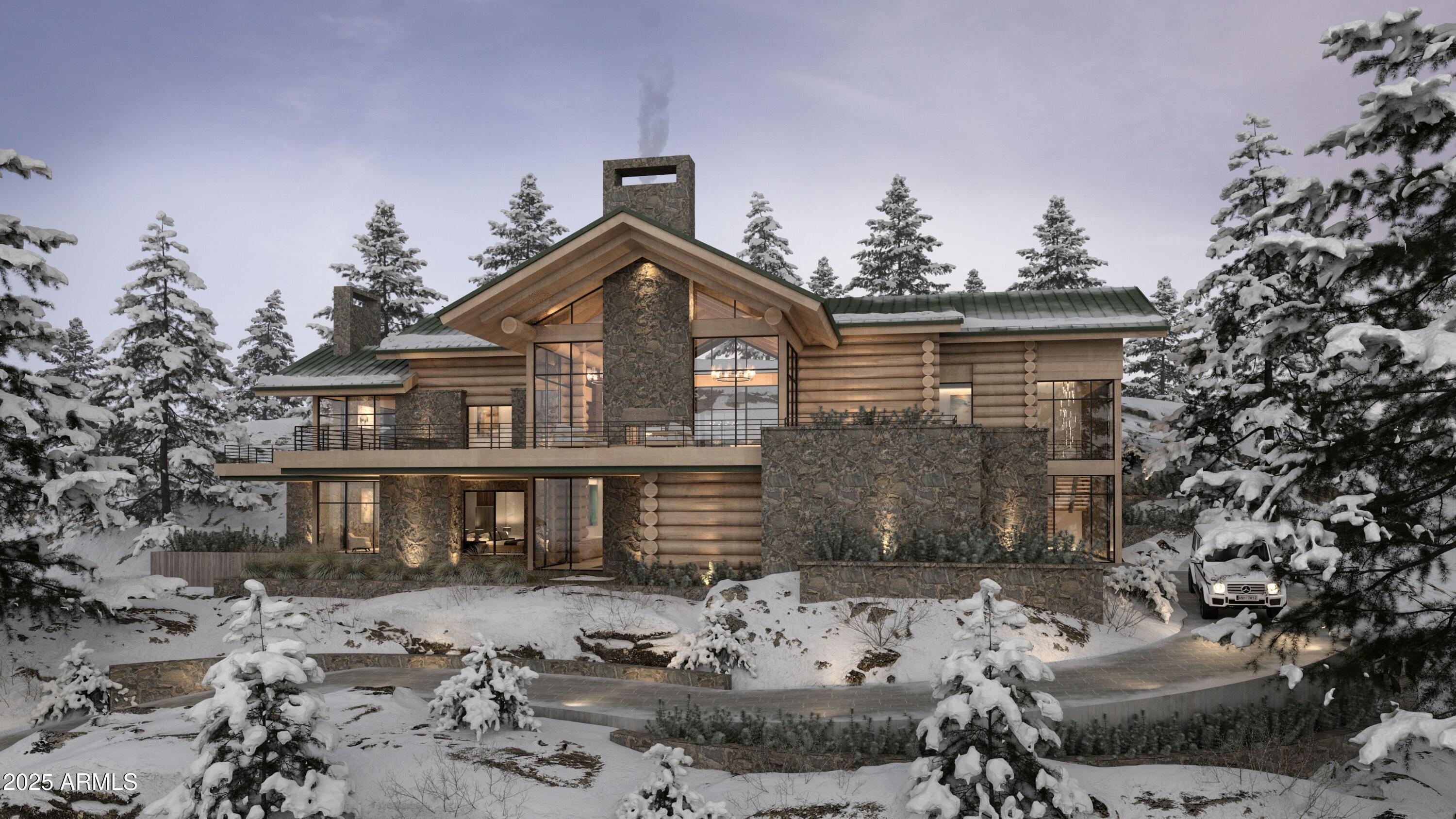 7 County Road, Unit 2 Eagar, AZ 85925 - Photo 2 of 8 a front view of a house with a yard