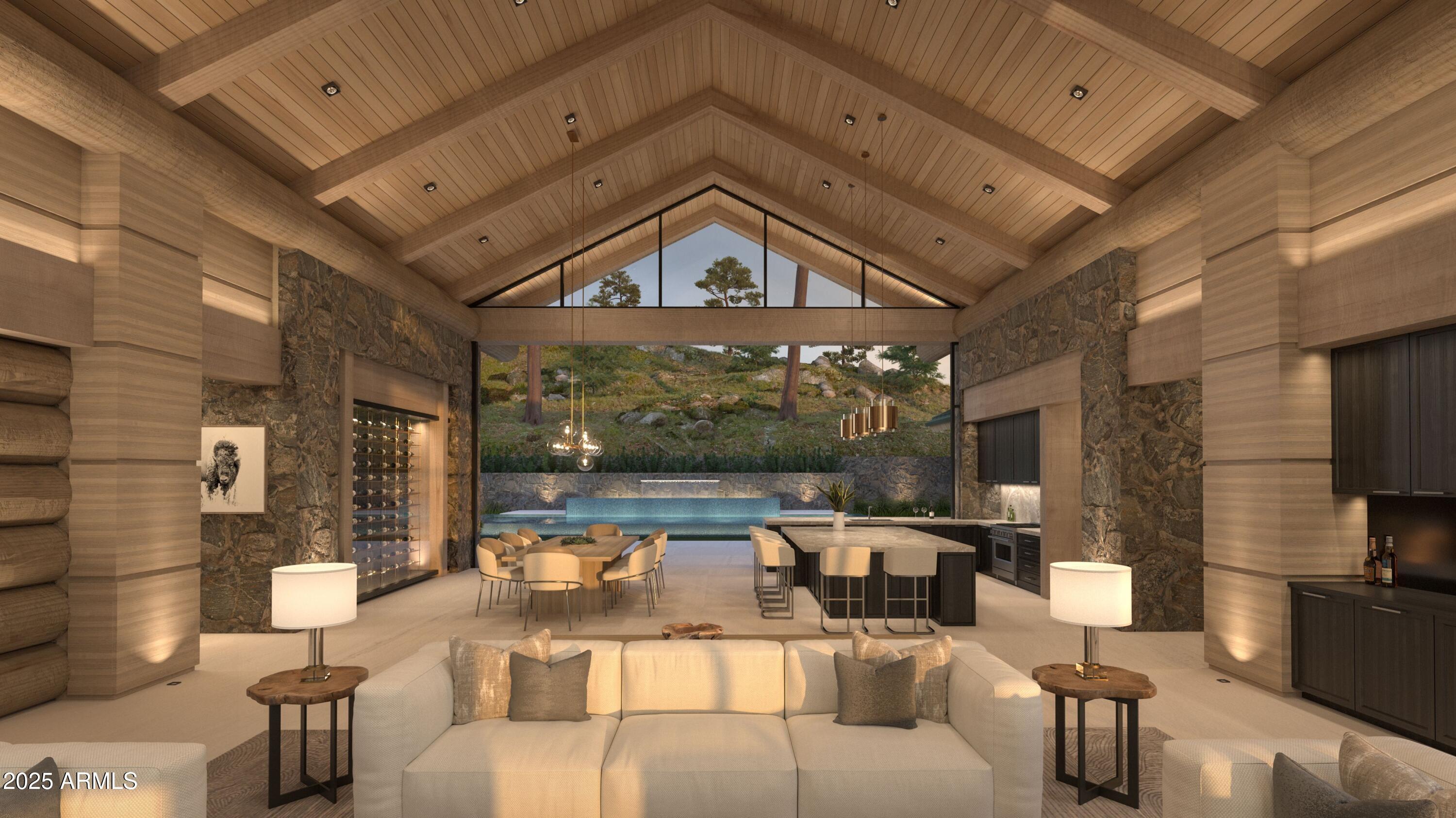 7 County Road, Unit 2 Eagar, AZ 85925 - Photo 5 of 8 a view of a living room with a fireplace