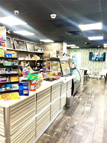 a room with lots of gym equipment